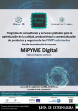 Jornada de preselección de empresas del proyecto MiPYME Digital: programa de consultoría y servicios gratuitos para PYMES extremeñas