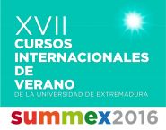 Cartel de los XVII Cursos Internacionales de Verano de la Universidad de Extremadura